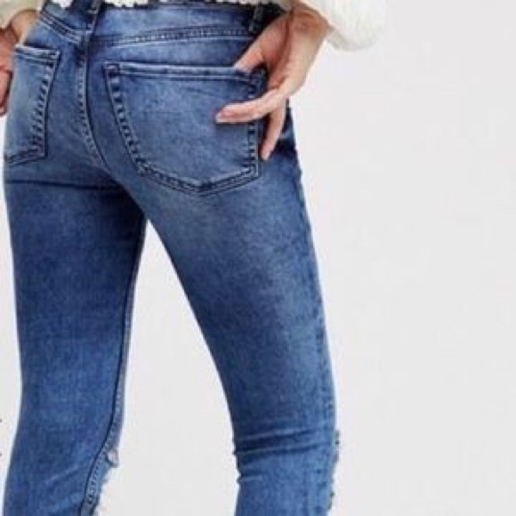 Free people Turquoise jeans - Picture 6 of 6